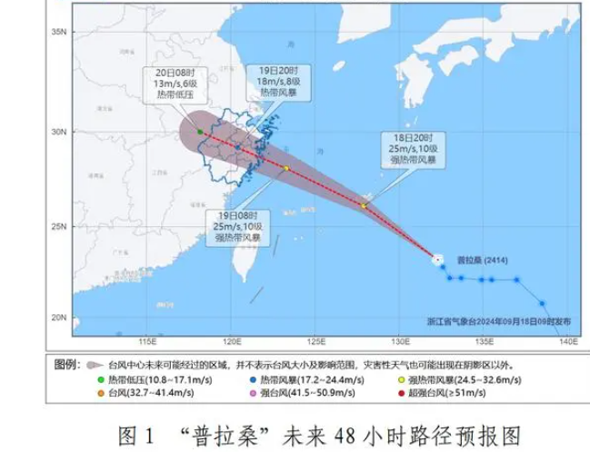 明天“普拉桑”将在浙江沿海登陆 浙江启动Ⅳ级应急响应